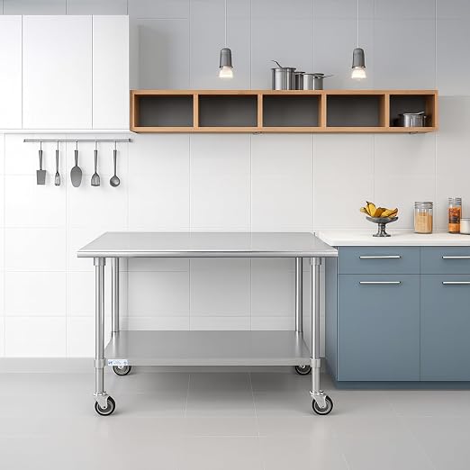 Hally Stainless Steel Table for Prep & Work 30 x 36 Inches - Image 8