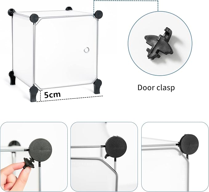 AWTATOS 12 Cube Storage Organizer, Closet Storage Shelves - Image 7