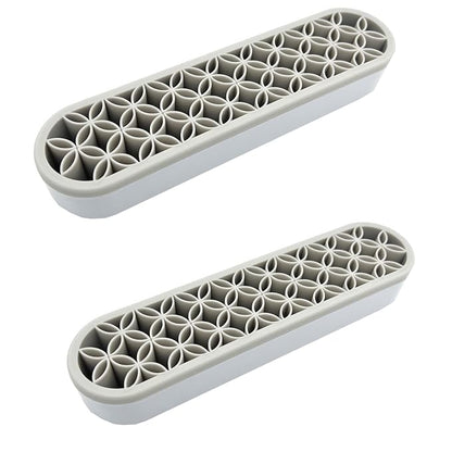 TANG SONG 2 PCS Silicone Make up Brush Holder Cosmetic Storage Box Desktop by TANGSONG