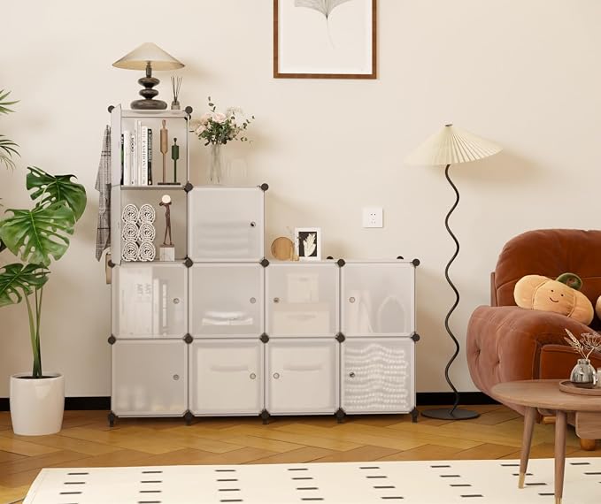 AWTATOS 12 Cube Storage Organizer, Closet Storage Shelves - Image 4