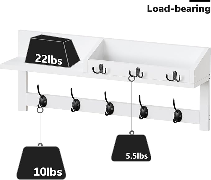 AMBIRD 26.57-Inch Wall Hanging Shelf - Image 5