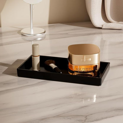 Vanity and Bathroom Tray, 7.7" ABS Countertop Organizer, Waterproof Vanity Tray - Image 4