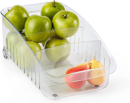 YouCopia RollOut Fridge Drawer 8”, Adjustable Bin Refrigerator Organizer by YouCopia