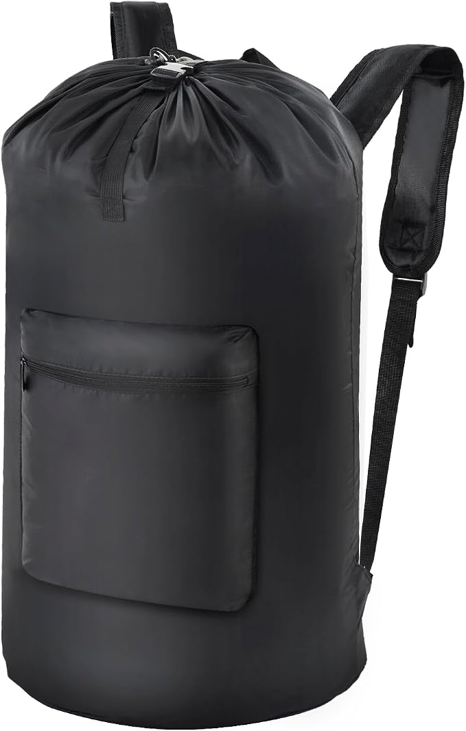OTraki Laundry Bag Backpack, Portable Travel Dorm Laundry Bag by OTraki