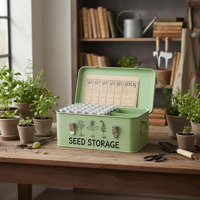 Metal Seed Storage Box Organizer - Image 7