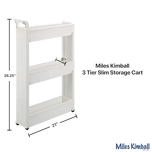 Miles Kimball Slim Storage Cart - Image 5