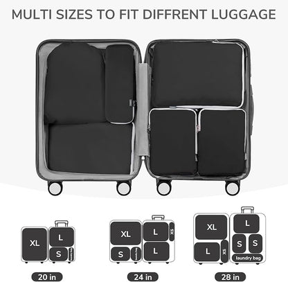 CherryNow Compression Packing Cubes, 7 Set Packing Cubes - Image 5