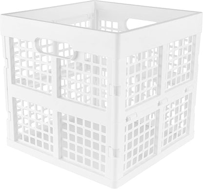 3-Pack Collapsible Plastic Storage Crates, Foldable Crates - Image 3