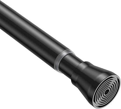 Spring Tension Curtain Rod 30 to 64 Inch, Adjustable Curtain Rods No Drilling by QINGYUN