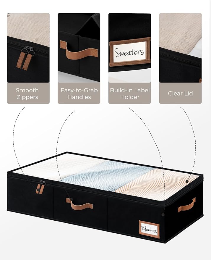 StorageWorks Extra Large Under Bed Storage Containers - Image 3
