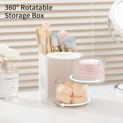 FABROK 2-Layer Clear Hair Accessories Organizer - Image 4