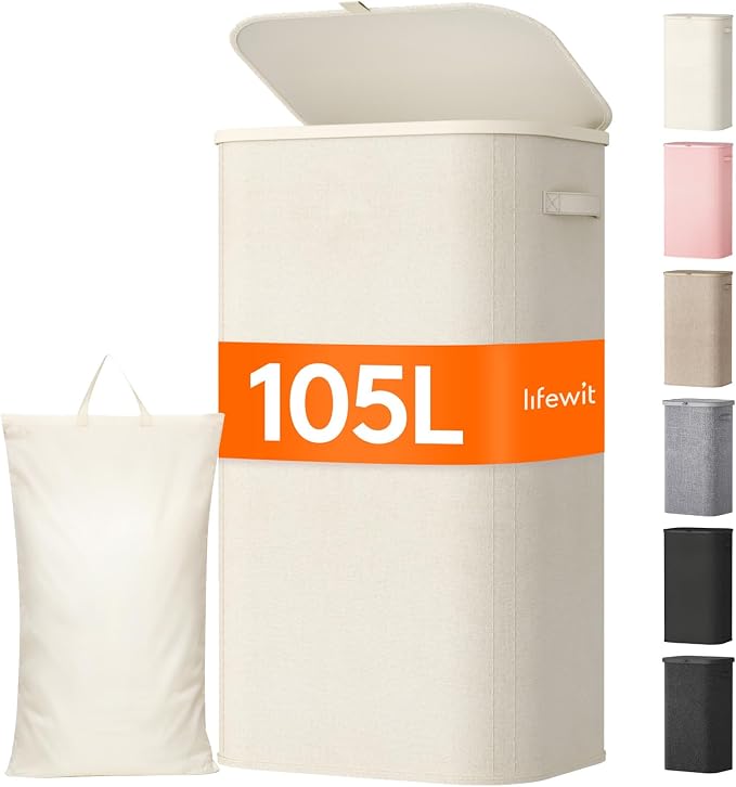 Lifewit 105L Large Laundry Basket by Lifewit