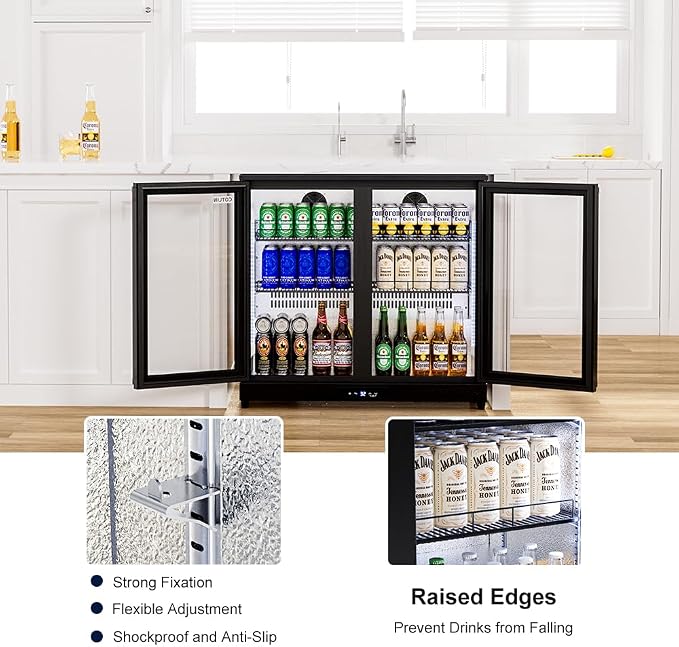 COTLIN 36" W Back Bar Cooler Beer Fridge Undercounter Refrigerator - Image 7