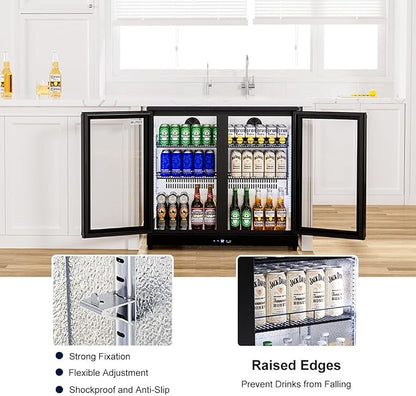 COTLIN 36" W Back Bar Cooler Beer Fridge Undercounter Refrigerator - Image 7