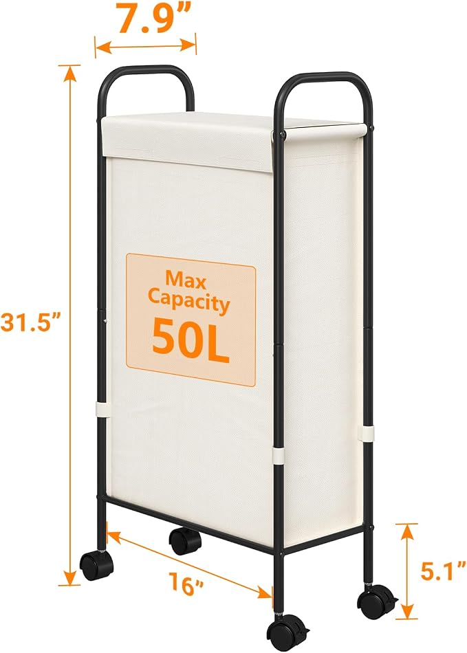 ELYKEN Slim Laundry Hamper - Image 3