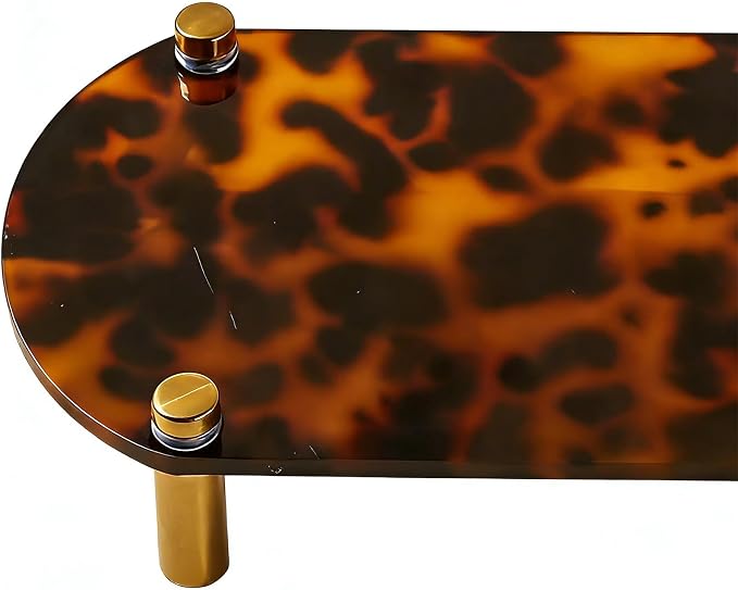 Toiletry Caddy - Resin Leopard Print Shelf Organizer, Grip Base Cosmetic Holder - Image 6
