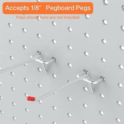 Ultrawall 2 Pcs Metal Pegboard Wall Panels, Peg Boards - Image 4