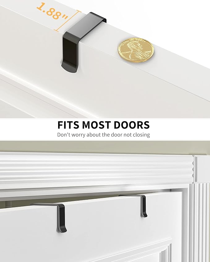 Moforoco 12.2" Narrow 9-Tier Over The Door Pantry Organizer, Pantry - Image 3