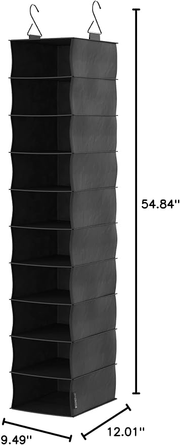 ClosetMaid 10-Shelf Fabric Hanging Shoe Storage Organizer - Image 7