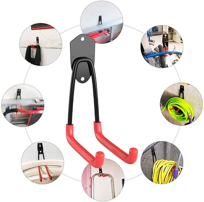 TORACK Garage Hooks Heavy Duty, 15 Pack Wall Mount Steel Utility Hooks&Hangers - Image 2