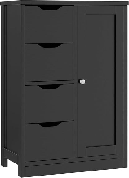 Vongrasig Bathroom Floor Cabinet, Wooden Storage Organizer by Vongrasig
