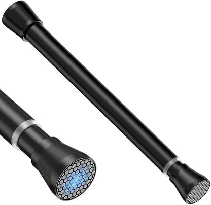 Small Tension Rod Black Spring Curtain Rod No Drilling Spring Tension Rods by ZipGloTensionRod