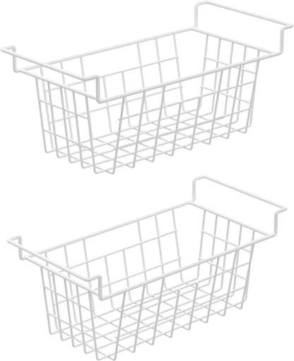 Chest Freezer Organizer Bins, Deep Freezer Basket Storage Wire Metal Hanging by blitzlabs