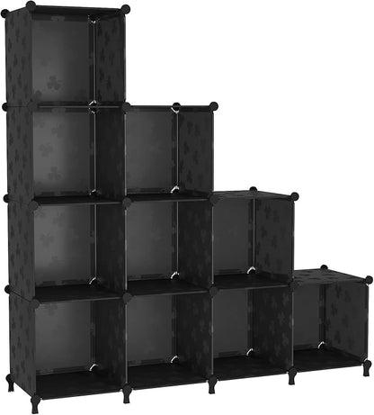 UNKU Cube Storage Organizer, 10 Cube Closet Organizer Storage Shelves, DIY by UNKU
