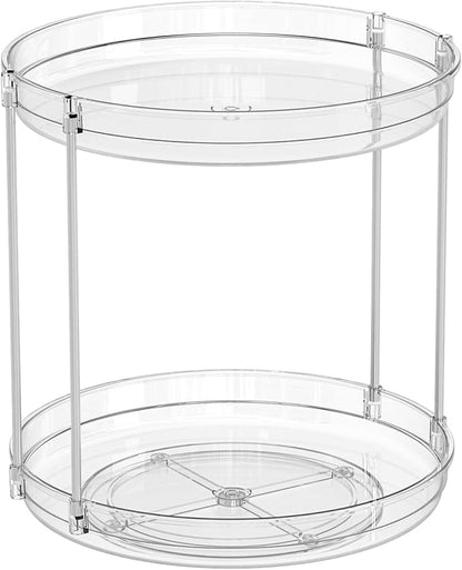 2 Tier Lazy Susan Turntable for Cabinet, Countertop, 9.5"W Spinning Seasoning - Image 9