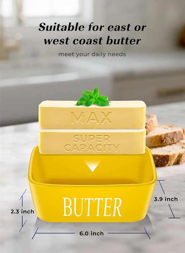 Large Butter Dish With Lid - Image 2