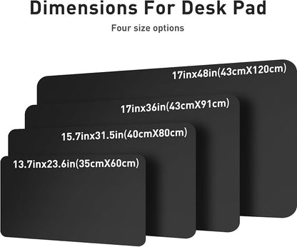 Aothia Leather Office Desk Pad Protector, Non-Slip PU Leather Desk Blotter - Image 8