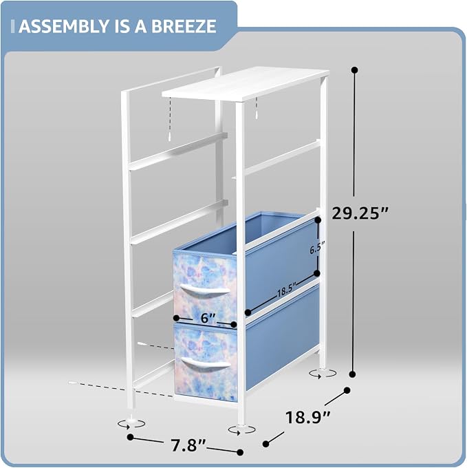 Sorbus Kids Narrow Dresser - Image 3