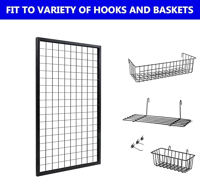 Eastern Tree Metal Grid Wall Panels, Gridwall Display Stand, Heavy Duty - Image 6