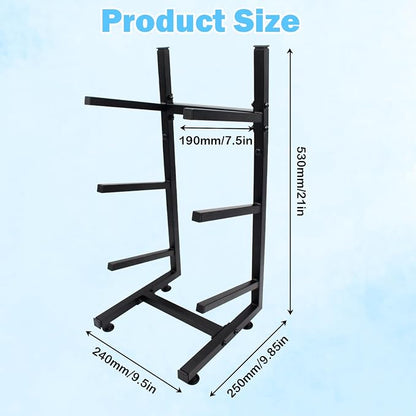 Skateboard Rack, 3-Layer Skateboard Stand, Snowboard Wall Mount, Skateboard - Image 2