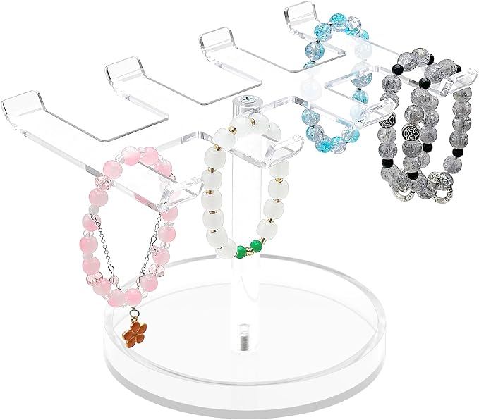 Bigfety Bracelet Holder Organizer, Acrylic Bracelet Display Stand by Bigfety