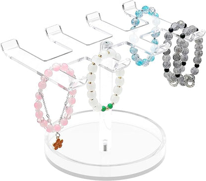 Bigfety Bracelet Holder Organizer, Acrylic Bracelet Display Stand by Bigfety
