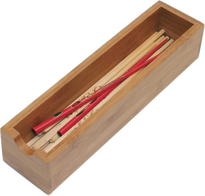 Lipper International 8182S Bamboo Wood Stacking Drawer Organizer Box - Image 4
