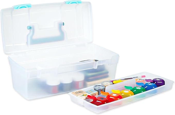 ArtBin 6937AG Essentials Lift-Out Tray Box, Portable Art & Craft Organizer by ArtBin