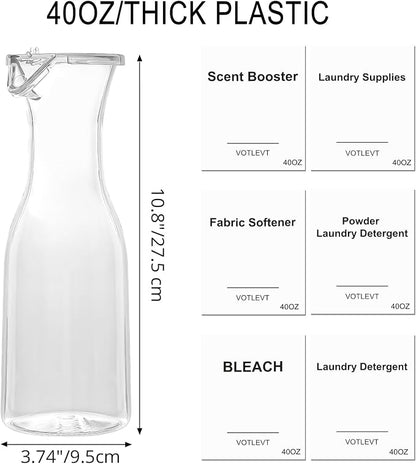 40OZ Laundry Detergent Dispenser, Laundry Soap Dispenser, Fabric Softener - Image 2
