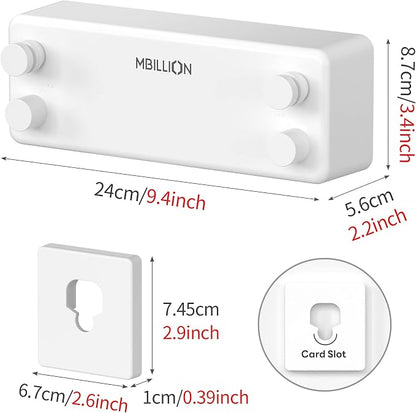 Mbillion Retractable Clothesline 13.8 Ft Stainless Steel Double Clothes line - Image 7