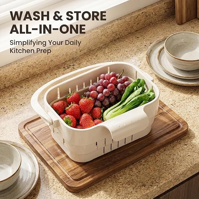 Foldable Kitchen Sink Strainer, Hanging Sink Drain Basket - Image 7