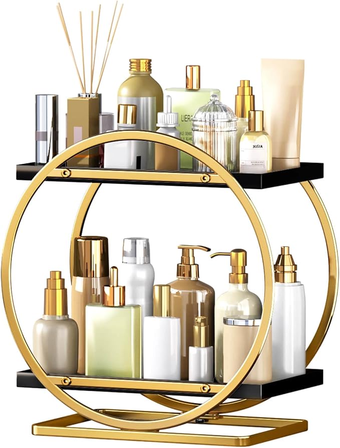 Makeup Organizer for Vanity, 2-Tier Bathroom Countertop Organizers, Bathroom - Image 8