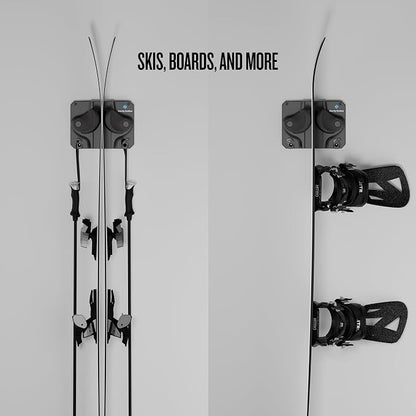 Gravity Grabber Ultimate Ski & Snowboard Wall Storage Rack - Image 2