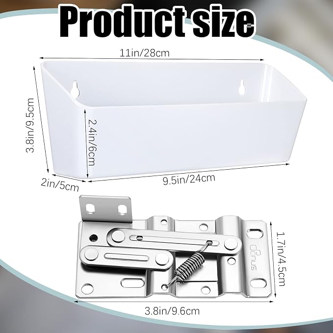 Umigy 2 Pack 11" Tip Out Tray for Sink - Image 2