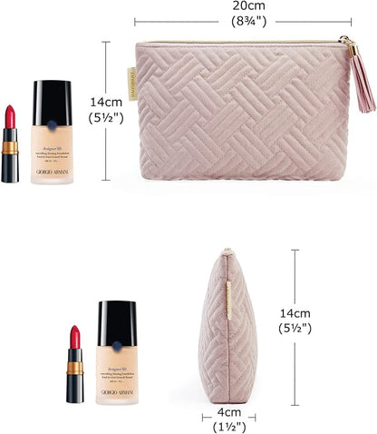 BAGSMART Small Cosmetic Bag, Makeup Pouch - Image 3