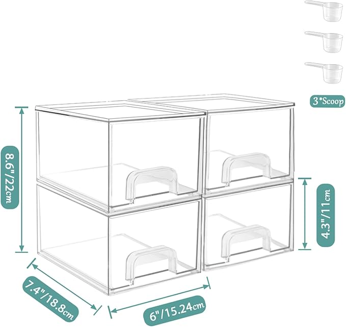 Laundry Pods Container and Dryer Sheet Holder Set, Dishwasher Pods Holder Set - Image 2