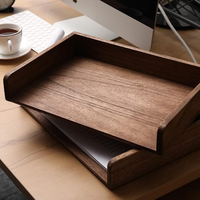 Desktop File Trays Stackable Paper Tray - Image 7