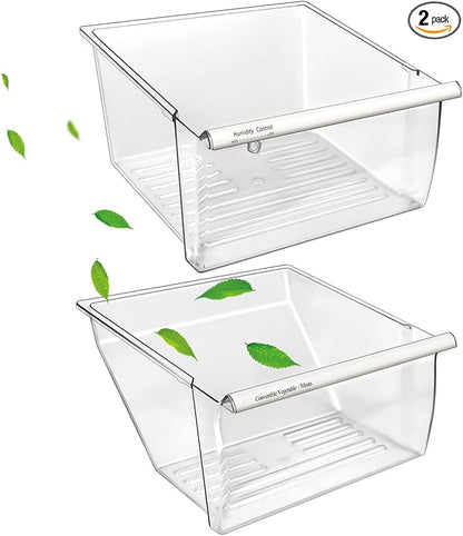 Upgraded 2188656 Fridge Crisper Drawer Humidity Control Drawer UPPER & 2188664 by S-Union