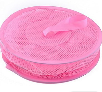 GSHLLO 2 Pcs Toy Storage Hanging Mesh 3 Compartment Organizer Net Stuffed - Image 5