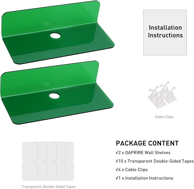 OAPRIRE Wall Mount Shelves Set of 2 - Image 8